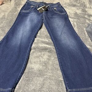 Flamingo Urban Dark Blue Flare Jeans